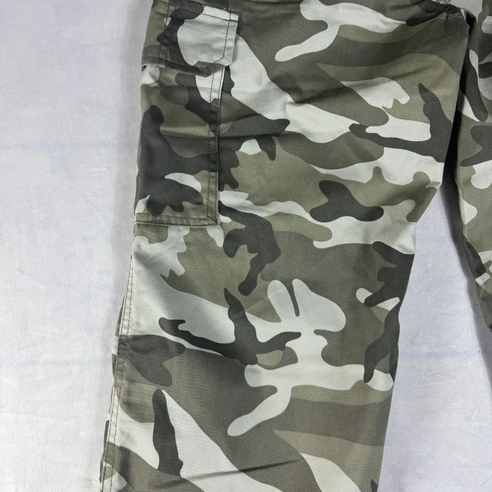 NWT True Religion Mens Cargo Pants SN Dusty Green Camo Military Outdoor‎ 29